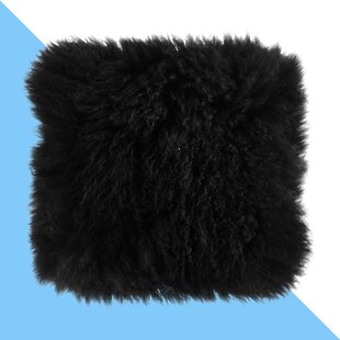 Black shop mongolian pillow